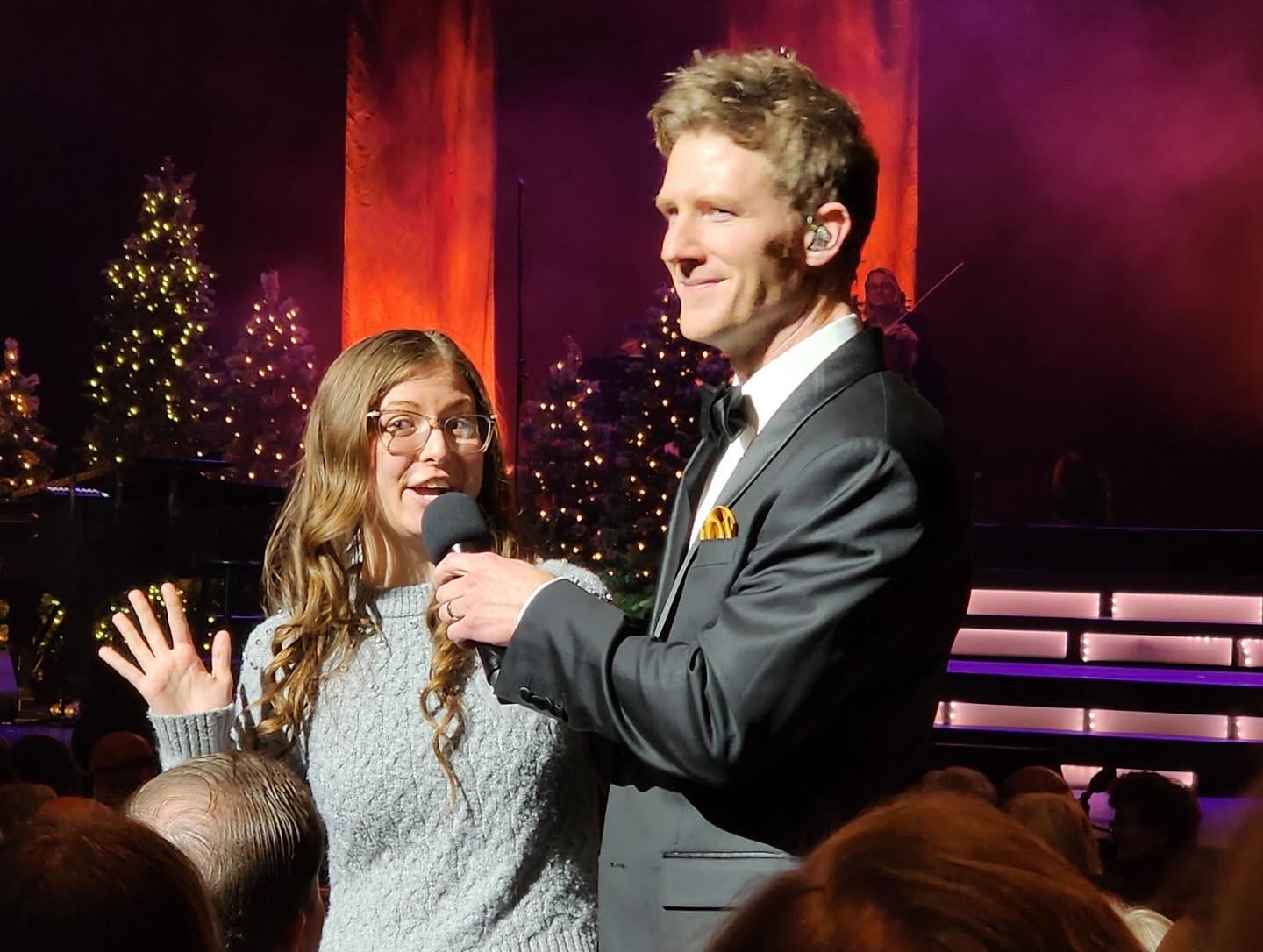 Tamison and Casey Elliot at the Gentri Concert